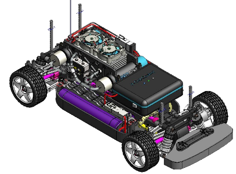 Voiture Hybride avec système H-Cell